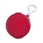 Poncho in Carabiner Case - Red
