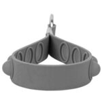 Popper Stress Reliever Key Chain - Gray