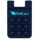 Popper Stress Reliever Silicone Phone Wallet