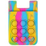 Popper Stress Reliever Silicone Phone Wallet