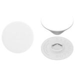 PopSockets Swappable PopGrip - White- Light Gray