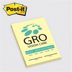 Post-it® Custom Printed Notepad - 2" x 3" - Canary Yellow