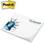 Post-it(R) Custom Printed Notepad - 3" x 4" -  
