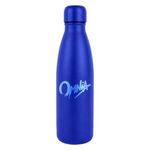 Powder Coated Hydro-Soul Water Bottle w/Copper Lining -17 oz - Blue