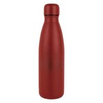 Powder Coated Hydro-Soul Water Bottle w/Copper Lining -17 oz - Red