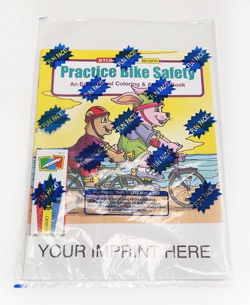 Main Product Image for Practice Bike Safety Coloring And Activity Book Fun Pack