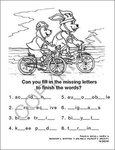 Practice Bike Safety Coloring and Activity Book Fun Pack -  