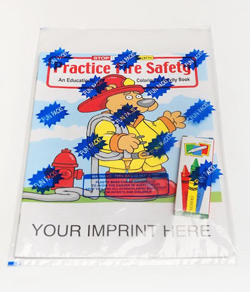 Main Product Image for Fire Safety Coloring And Activity Book Fun Pack