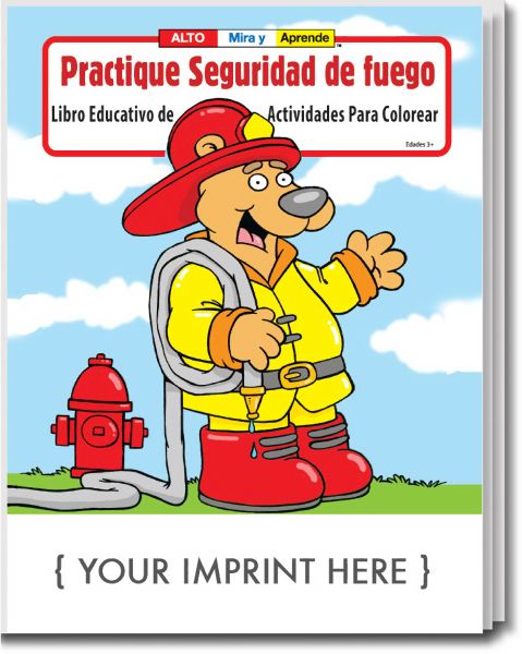 Main Product Image for Fire Safety Spanish Coloring And Activity Book