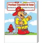 Practice Fire Safety Spanish Coloring and Activity Book -  