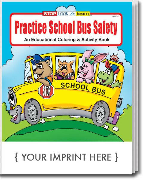Main Product Image for Practice School Bus Safety Coloring And Activity Book