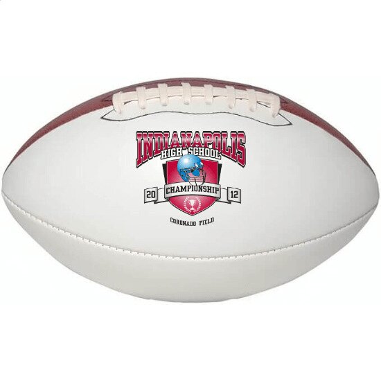Main Product Image for Full Size Autograph Football - Full Color Print