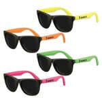 Premium Classic Sunglasses - Assorted Neon Colors