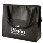 Prescott Non-Woven Zipper Tote - Black