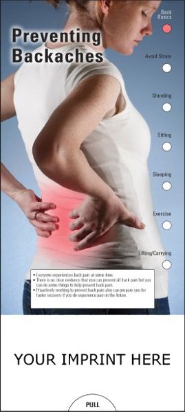 Main Product Image for Preventing Backaches Slide Chart