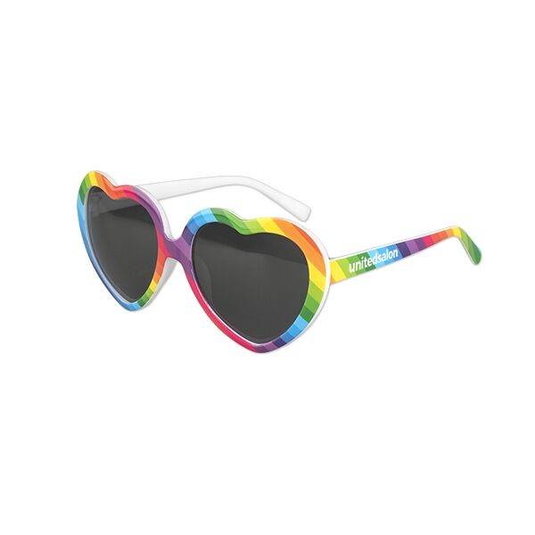 Main Product Image for Pride Heart Shaped Sunglasses