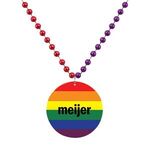 Pride Medallion Beads - Rainbow