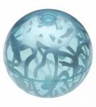 Promo Bouncer Ball Crackle - Translucent Blue