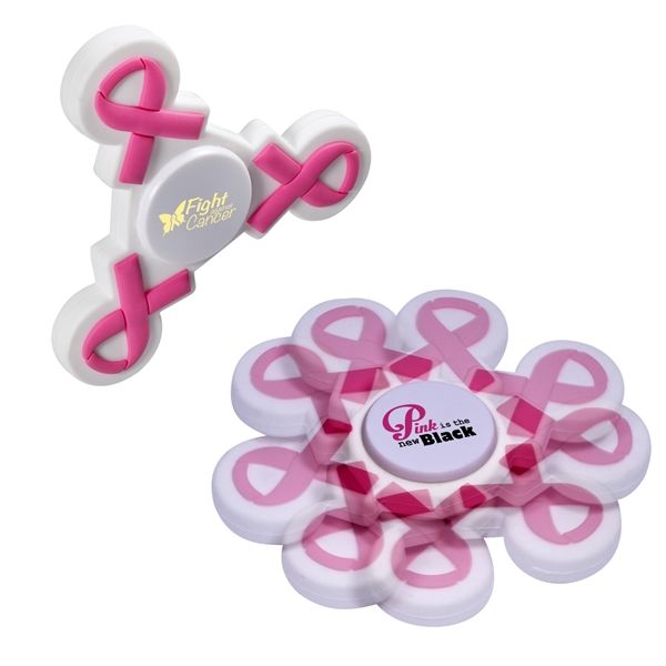 Main Product Image for Imprinted Stress Reliever Awareness Ribbon PromoSpinner (TM)