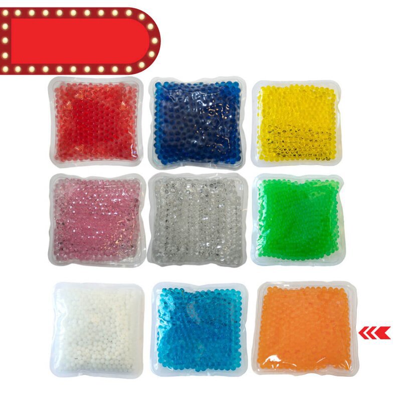 Main Product Image for Promotional Gel Beads Hot/Cold Pack Square