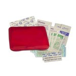 Protect (TM) First Aid Kit - Translucent Red