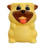 Pug Pen Holder - Yellow-brown