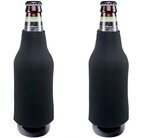 Pull Over Bottle Cooler 2 side imprint - Black