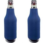 Pull Over Bottle Cooler 2 side imprint - Navy