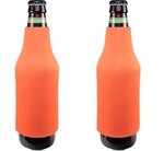 Pull Over Bottle Cooler 2 side imprint - Neon Orange