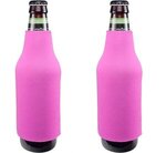 Pull Over Bottle Cooler 2 side imprint - Pink