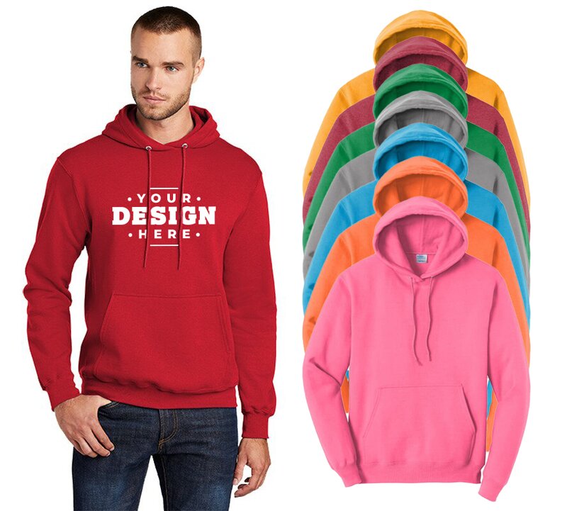 Main Product Image for Pullover Hooded Sweatshirt - Includes 1 Color 1 Location Print
