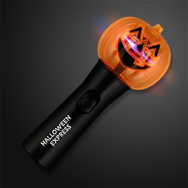 Main Product Image for Pumpkin Fun Halloween Wand With Spinning Lights