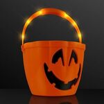 Pumpkin Light Handle Halloween Bucket -  