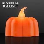 Pumpkin Lights LED Tea Light Candles
