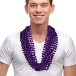 Buy Purple 33" 12mm Bead Necklaces