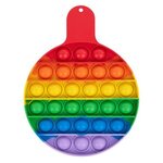 Push Pop Circle Stress Reliever Game - Rainbow