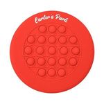 Push Pop Stress Reliever Flying Disc -  