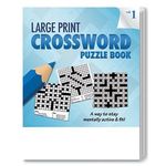 PUZZLE PACK, LARGE PRINT Crossword Puzzle Set - Volume 1 - Multi Color