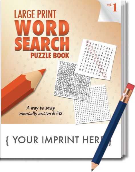 Main Product Image for Puzzle Pack, Large Print Word Search Puzzle Set - Volume 1
