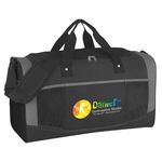 Quest Duffel Bag - Black With Black