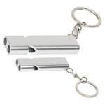 Quick-Alert Safety Whistle - Metallic Silver