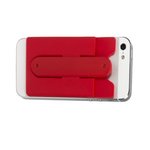 Quick-Snap Mobile Device Pocket/Stand - Red