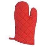 Quilted Cotton Canvas Oven Mitt -  