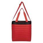 Quilted Slim Line Kooler Tote Bag -  