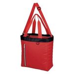 Quilted Slim Line Kooler Tote Bag -  