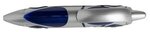 Race Car Ballpoint Clicker Pen - Blue