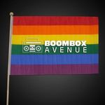 Rainbow Flag 12" x 18" -  