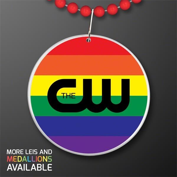 Main Product Image for Rainbow Flag Circle Medallion