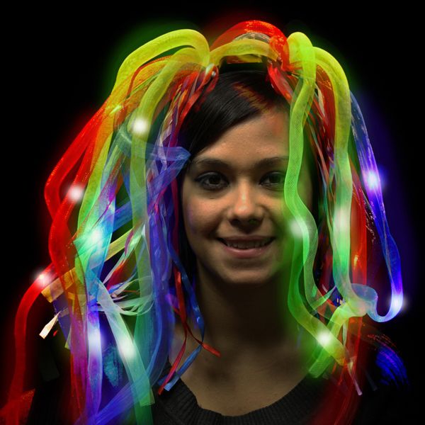 Main Product Image for Costume Rainbow LED Light Up Costume Diva Dreads  (TM)
