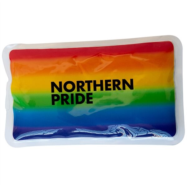 Main Product Image for Promotional Rainbow Rectangle Bead Hot/Cold Pack